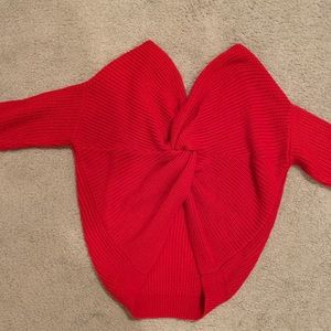 REVOLVE Red Majorelle knit sweater